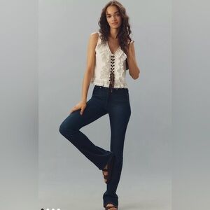 Hudson Los Angeles Midrise Straight Jean  , Obscurity Blue